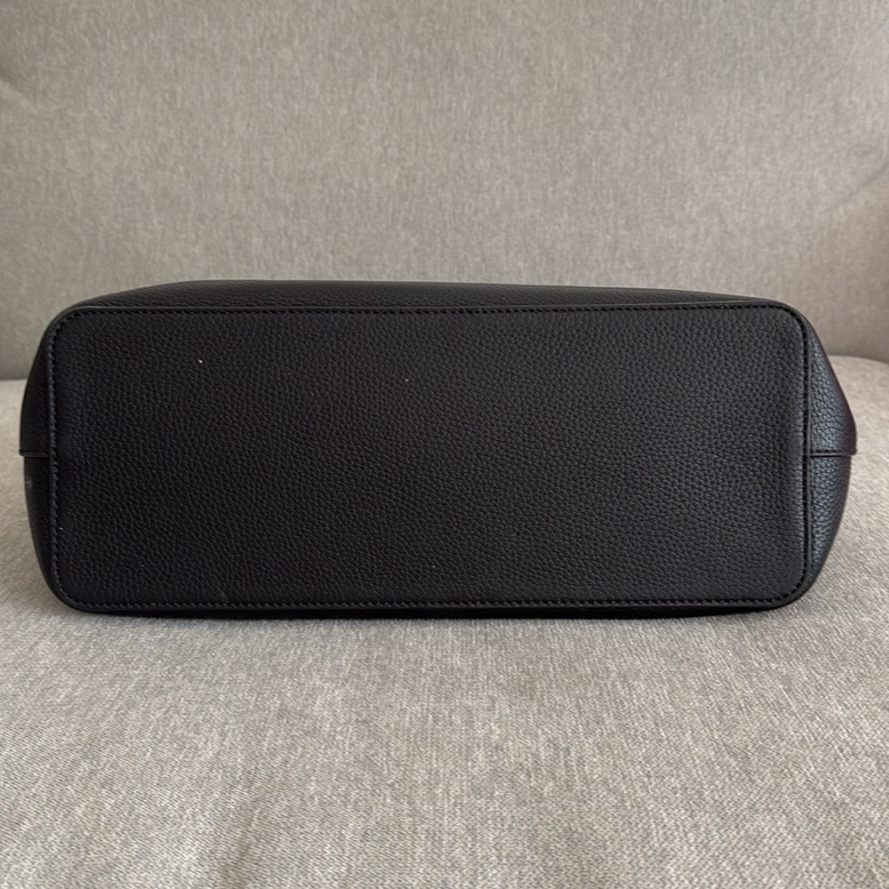 Tory Burch Black Leather Tote - Picture 3 of 5